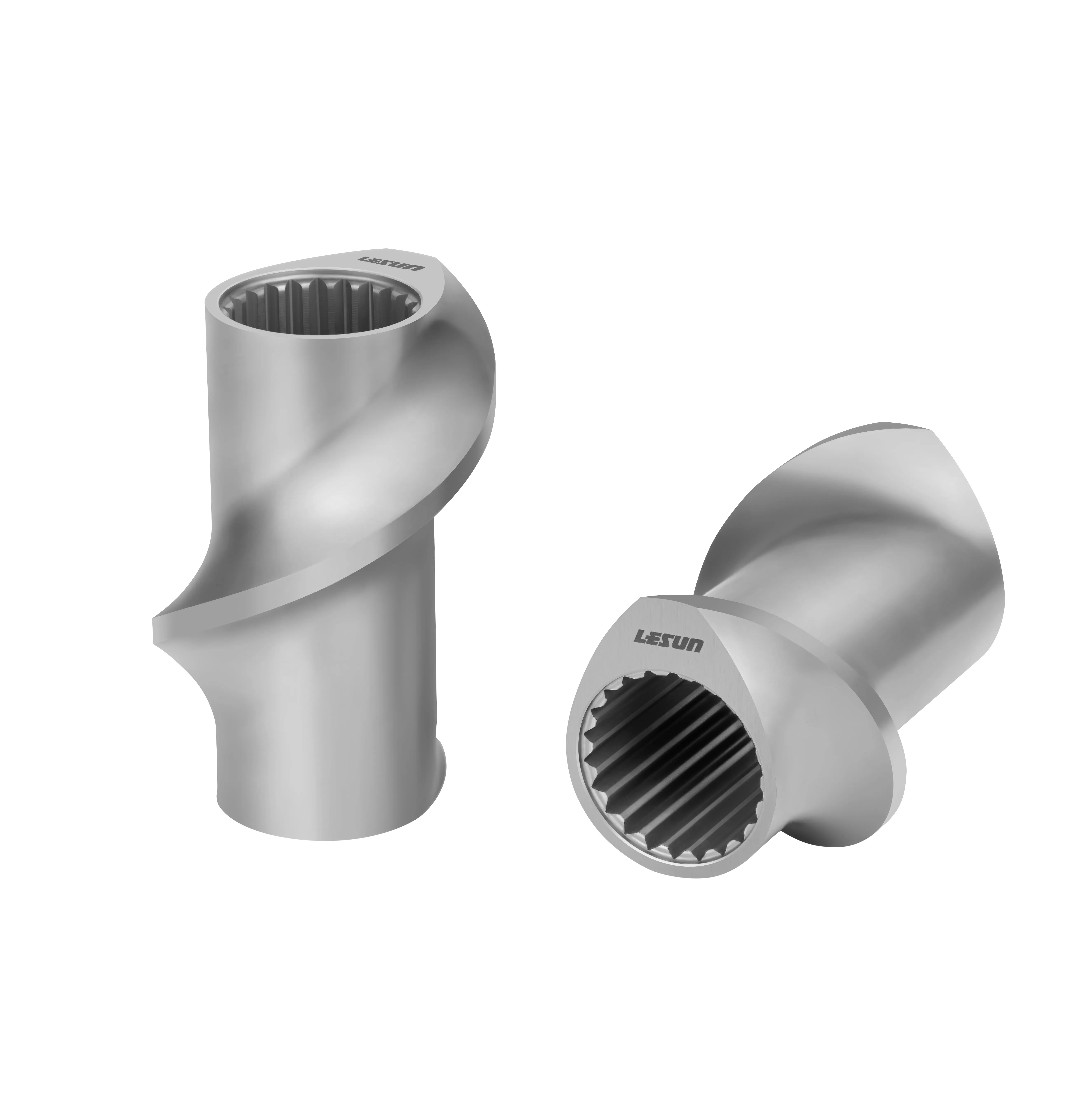 Single-flighted Screw Elements