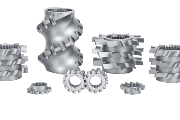Specialized mixing elements for enhanced distributive mixing and melt homogenization