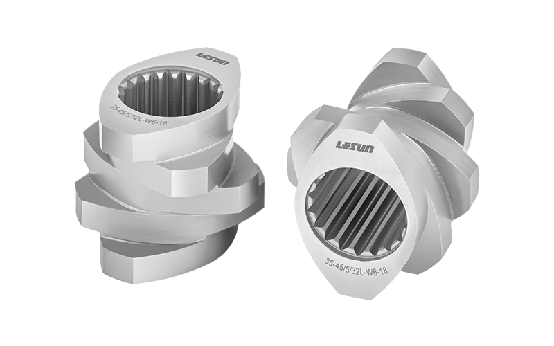 Reverse Kneading Screw Elements