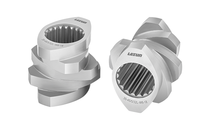 Reverse Kneading Screw Elements