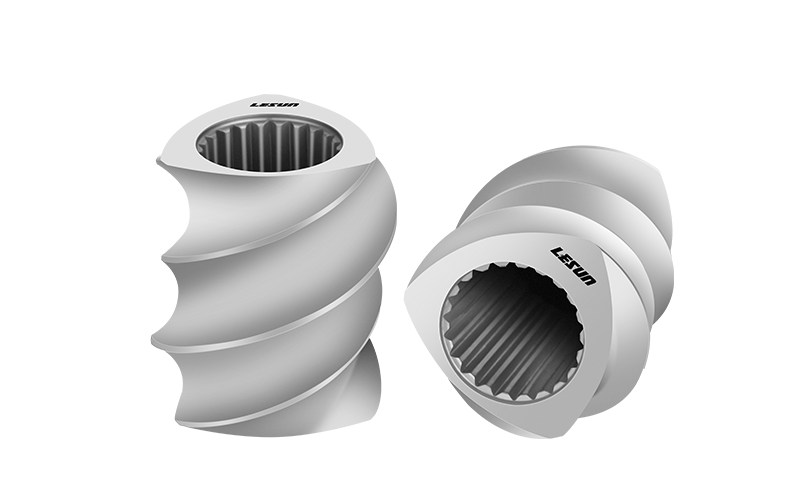 Triple-Flighted Conveying Screw Elements