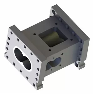 Extruder Side Open Screw Barrel